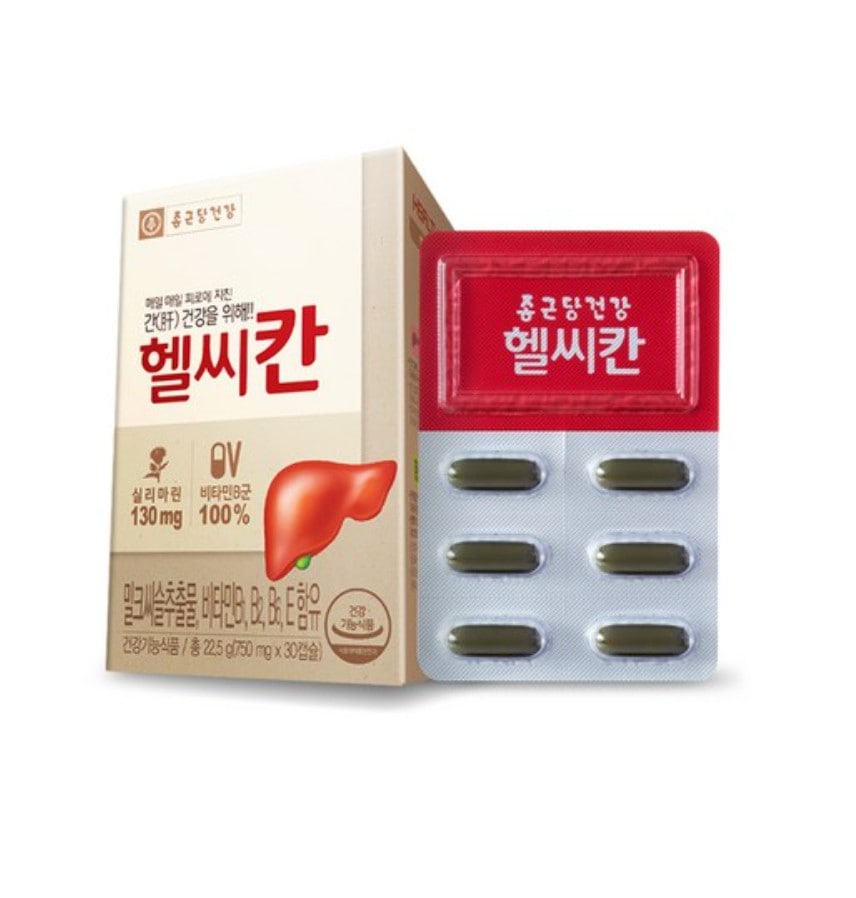 [鍾根堂]【1+1+1】ヘルシーカン/マリアアザミ サプリ 韓国人気サプリ 3ヶ月分