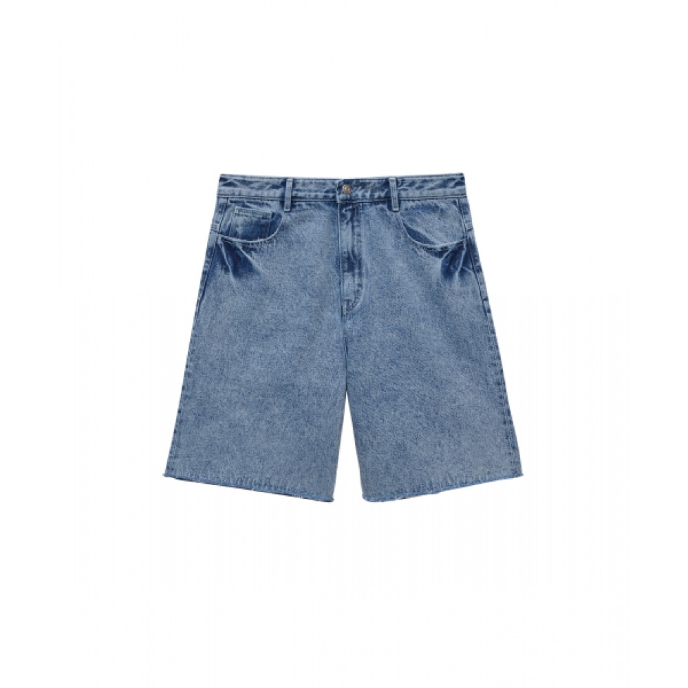 インスタントファンクデストロイバミューダデニムパンツ