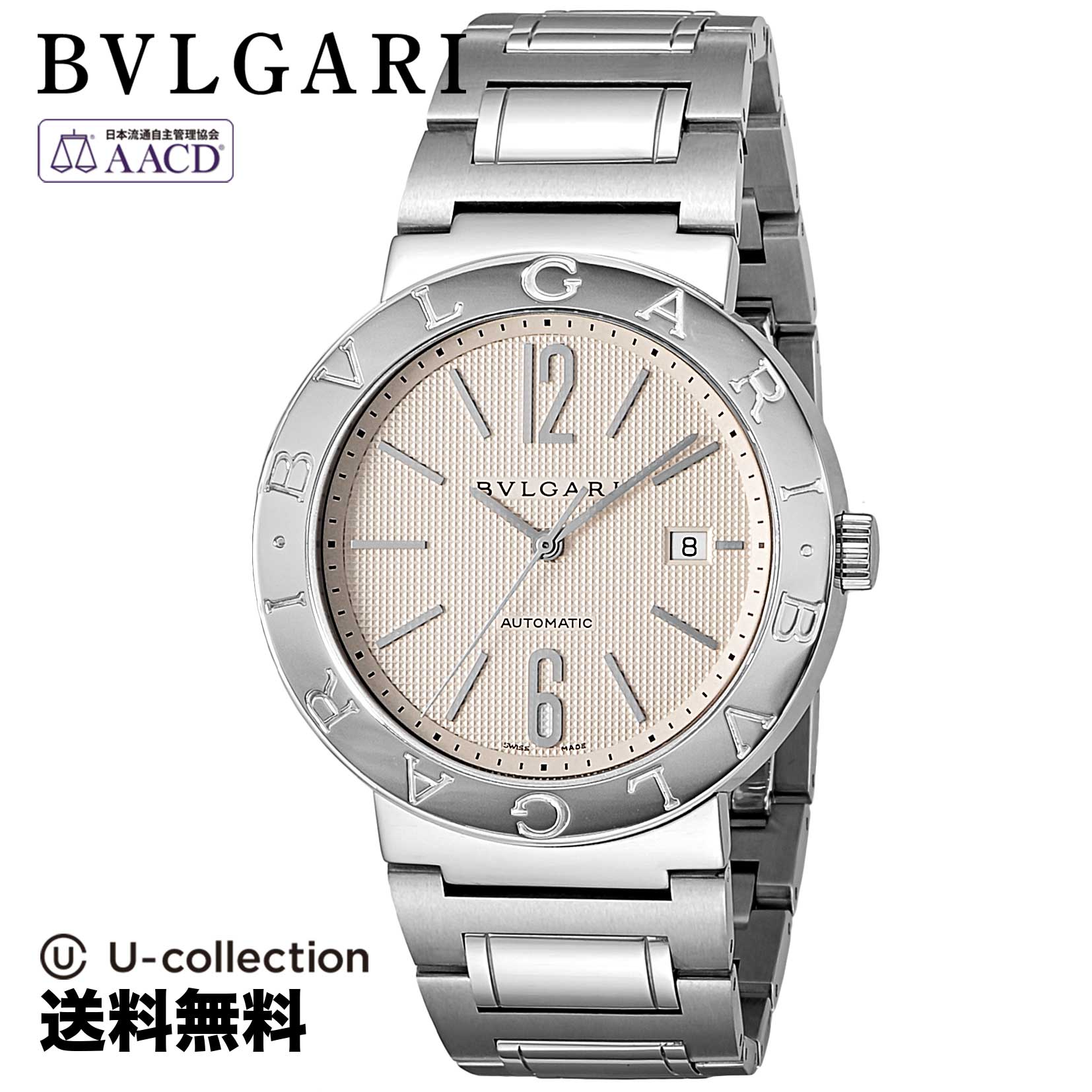 【腕時計】BVLGARI Bvlgari Bvigari メンズ ホワイト 自動巻 BB42WSSDAUTO 時計 ブランド