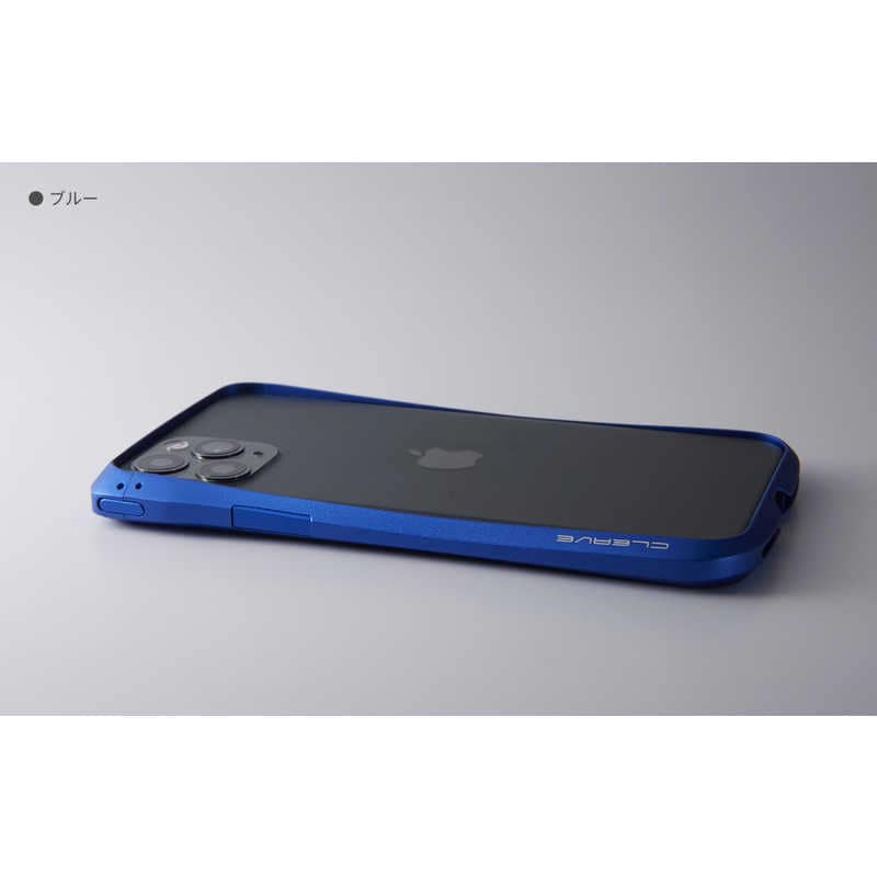 DEFF　iPhone 11 Pro / XS / X 用 アルミバンパークリーヴ　DCB-IPCL19SALBU ブルｰ
