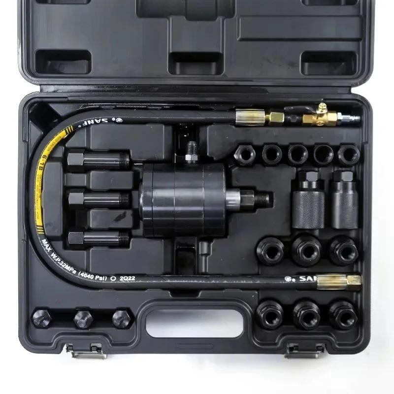 燃料噴射装置取り外しツールセット 噴射装置用空気圧エクストラクターセット 空気源 0.50.8バール 21個