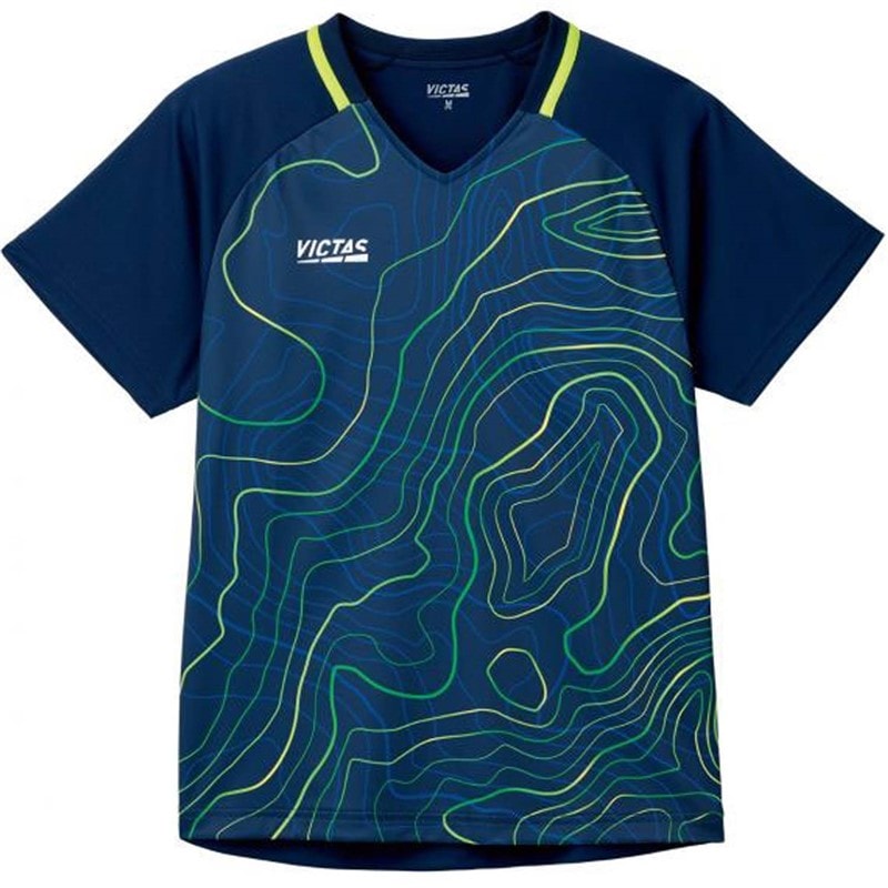 victas(ヴィクタス) トポグラフィーゲームシャツ タッキュウゲームシャツ (612401-4200)