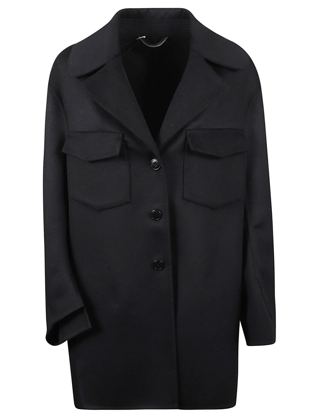 D456D746GVJ95708 ブラック 秋冬2024 コート レディース ia