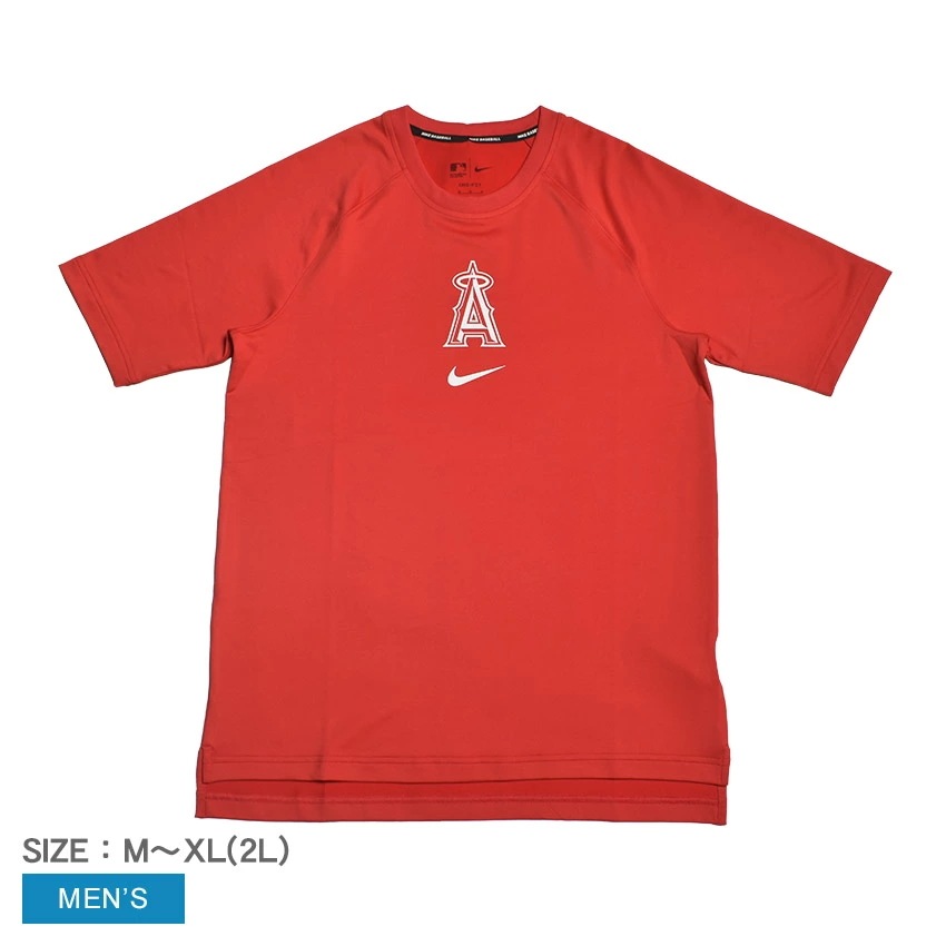 メンズ Tシャツ 半袖 ロサンゼルスエンゼルス ウエア トップス 野球 メジャーリーグ マーク プリント ロゴ ブランド スポーツ MLB M NK DFTOPPREGAMESS 013B-62Q