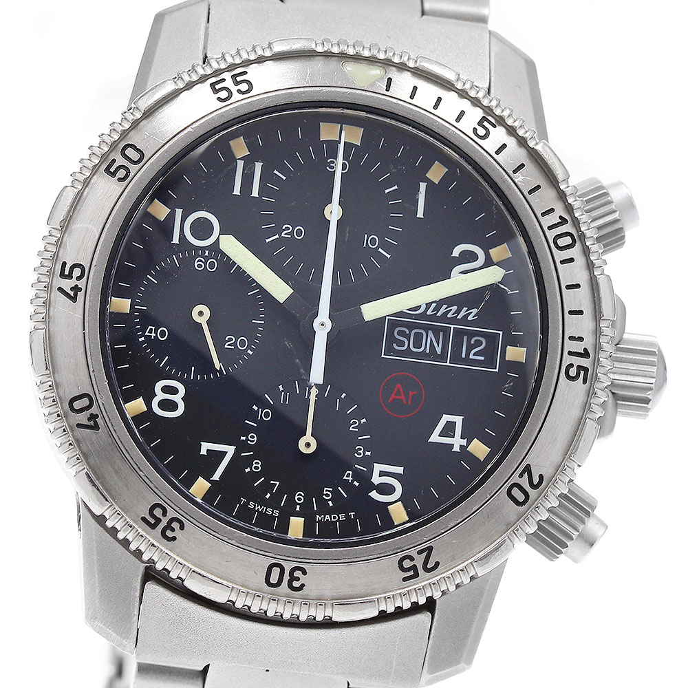 ジン Sinn 203.TI デイデイト 自動巻き メンズ 箱・保証書付き_900695【中古】 168,800円