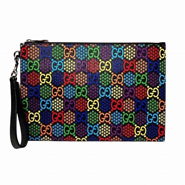 グッチ GGサイケデリック 601087 バッグ クラッチバッグ ハンドバッグ 【中古】