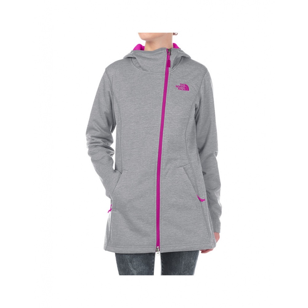 North Face 女性用起毛加工ハルディラシェルフード付きジャケット