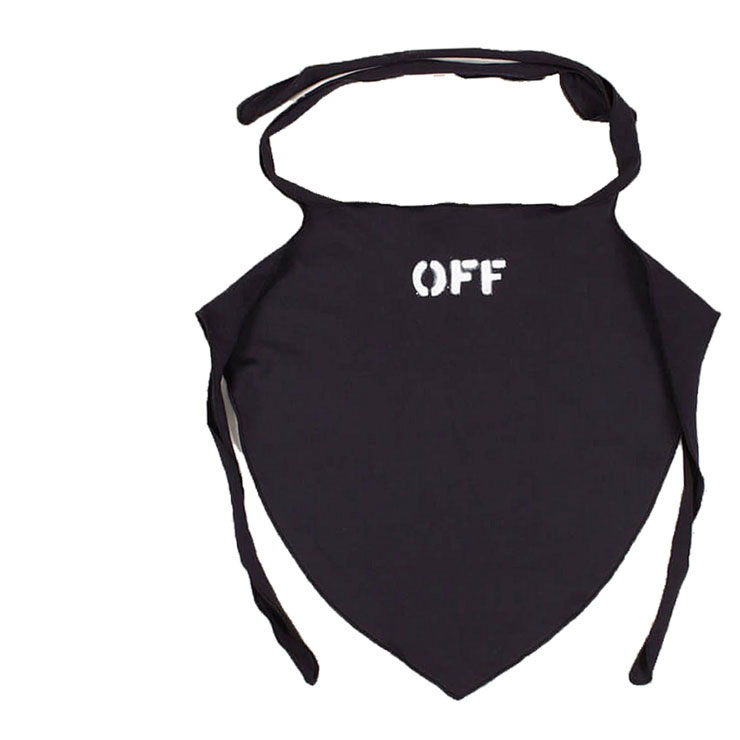 マスク OFF-WHITE 黒マスク 布マスク バンダナマスク メンズ レディース ブランド 人気