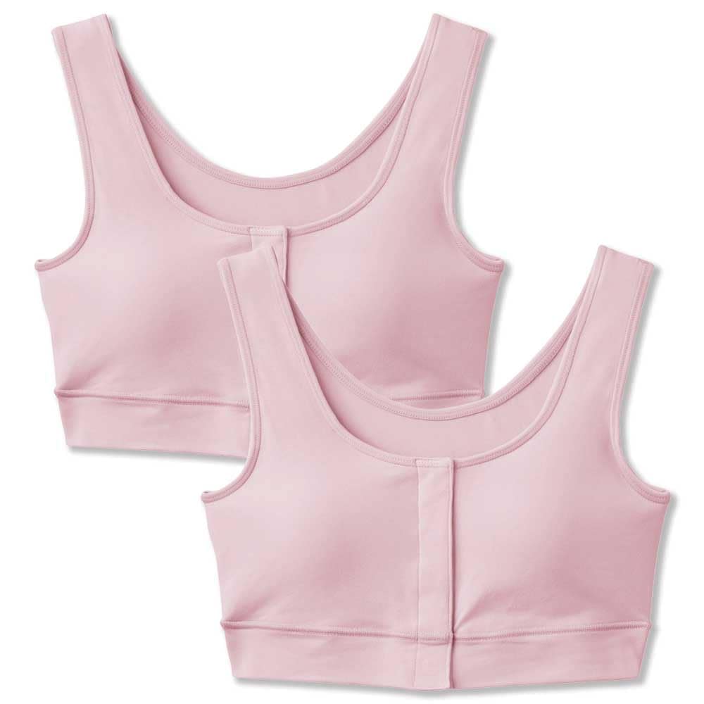 [グンゼ] 前あきブラジャー ラクブラ ノンワイヤー 挿入パッド付 【着脱しやすい】 術後 入院 乳がん セルフェア CI4055 レディース スモークピンク(2枚組) 5,501円