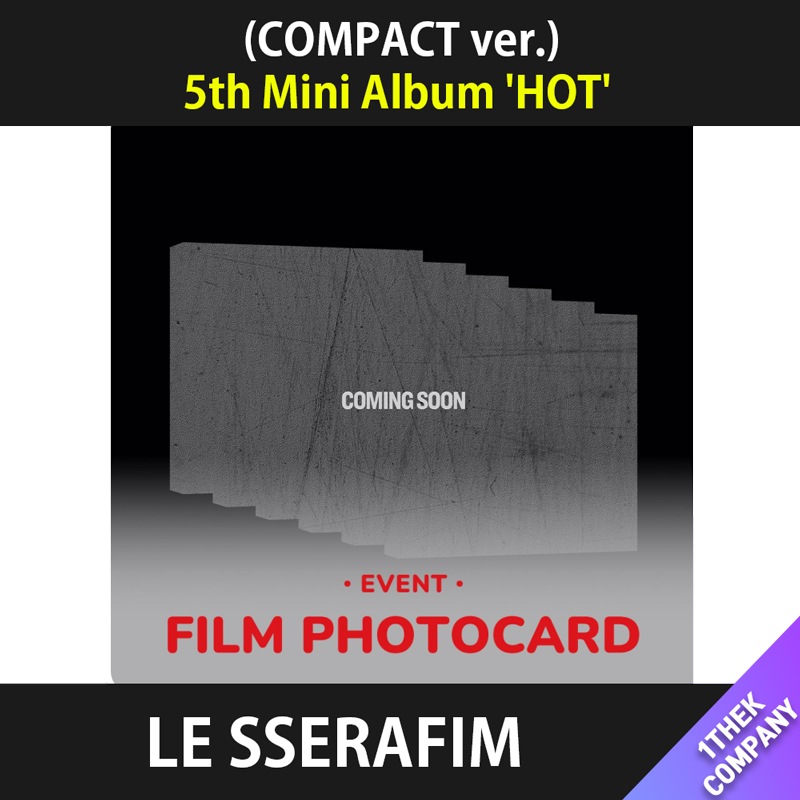 [６種セット]（オンライン特典）(COMPACT ver.) LE SSERAFIM 5th Mini Album [HOT]