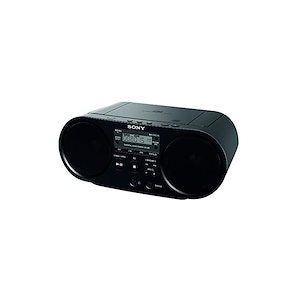 ソニー AUX CDラジオ ZS-S40 : FM/AM/ワイドFM対応 ブラック ZS-S40 B