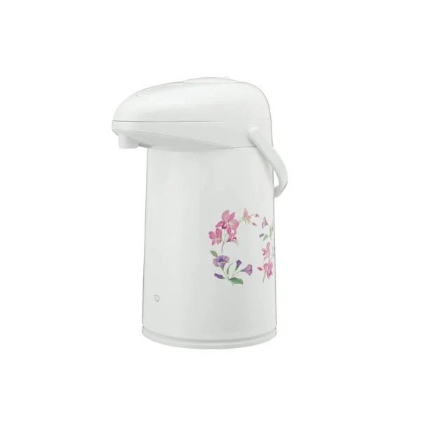 象印 AB-RC30-FW 3L リースフラワー 押すだけポット ガラスマホービン