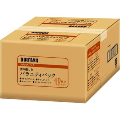 他サイト： コーヒー ドリップパック 4種類×各5袋 20袋 バラエティパック アロマ 深煎り モカ キリマンジャロ ドリップコーヒーの商品画像