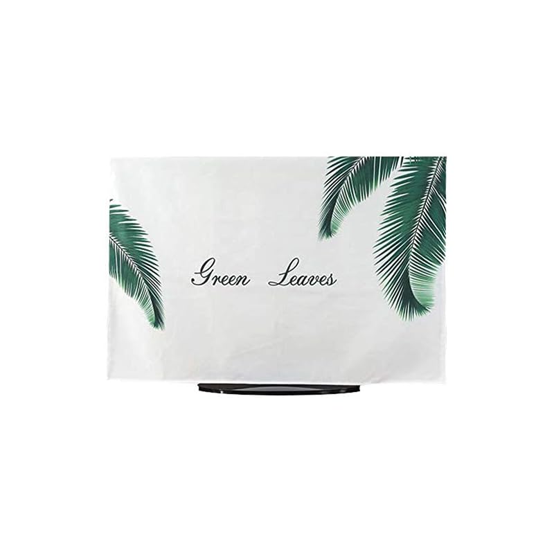 IKENOKOIテレビカバー 防塵カバー 液晶テレビカバー 可愛い 欧米風 47インチ(116X67cm 葉2)