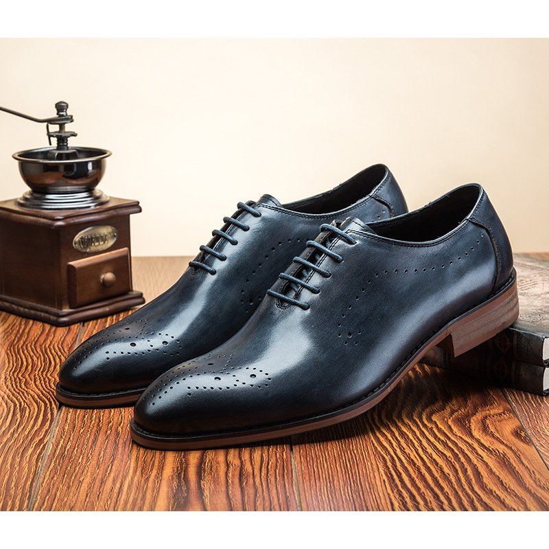 超人気,高評価!!春夏新品メンズ ビジネスシューズ イギリス風本革 タッセルレトロ 革靴 選べるサイズ ダークブルー