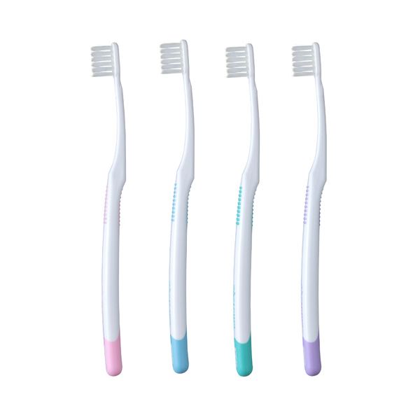 （まとめ）ライオン システマハブラシ 超コンパクト 4列ヘッド ふつう 1本 (×30セット)