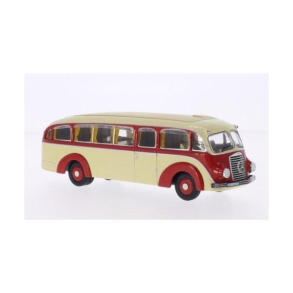 Mercedes LO 3500， beige/red， 0， Model Car， Ready-made， Premium ClassiXXs 1:43 並行輸入品