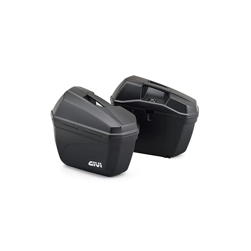【3日以内発送】GIVI (ジビ) バイク用 サイドケース 各22L 未塗装ブラック 左右セット E22N 90668