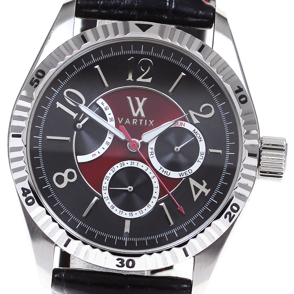 ヴァティックス VARTIX WA2VN アライブ デイデイト パワーリザーブ 自動巻き メンズ 良品 _840005【中古】