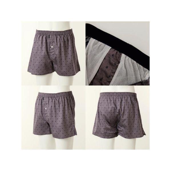 ビーナス正常 男性 綿80番手 スクエア柄 マジック トランクの中にメッシュ網 トランク VMP195.._P405586639