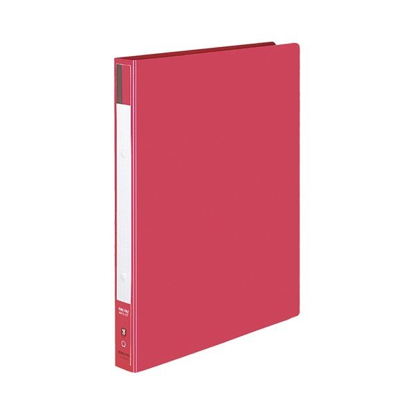 (まとめ) コクヨ リングファイル 色厚板紙表紙 A4タテ 2穴 170枚収容 背幅30mm 赤 フ-420NR 1冊 (×30セット)
