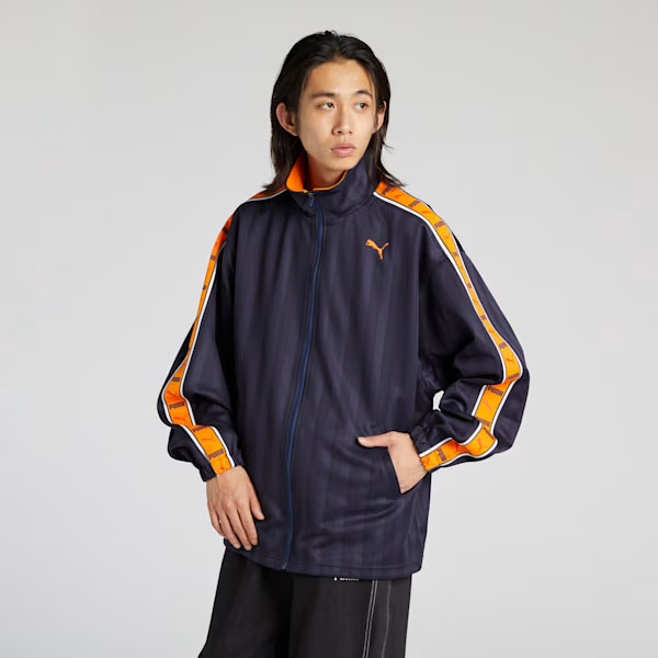 PUMA プーマ SHADOW STRIPE ニットジャケット マルチスポーツ トレーニングシャツメンズ 527754-61 ジャージ