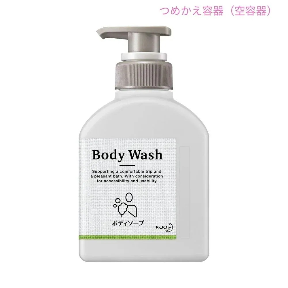 花王　シックタイプ　ボディソープ　専用アプリケーター　空容器　花王商品コード：43684　400mL×12本入【取り寄せ商品・即納不可・代引き不可・返品不可】