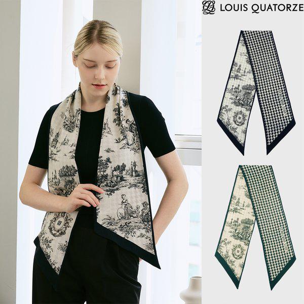 ラポレ ウールシルク バンドゥ スカーフ 1ESB017