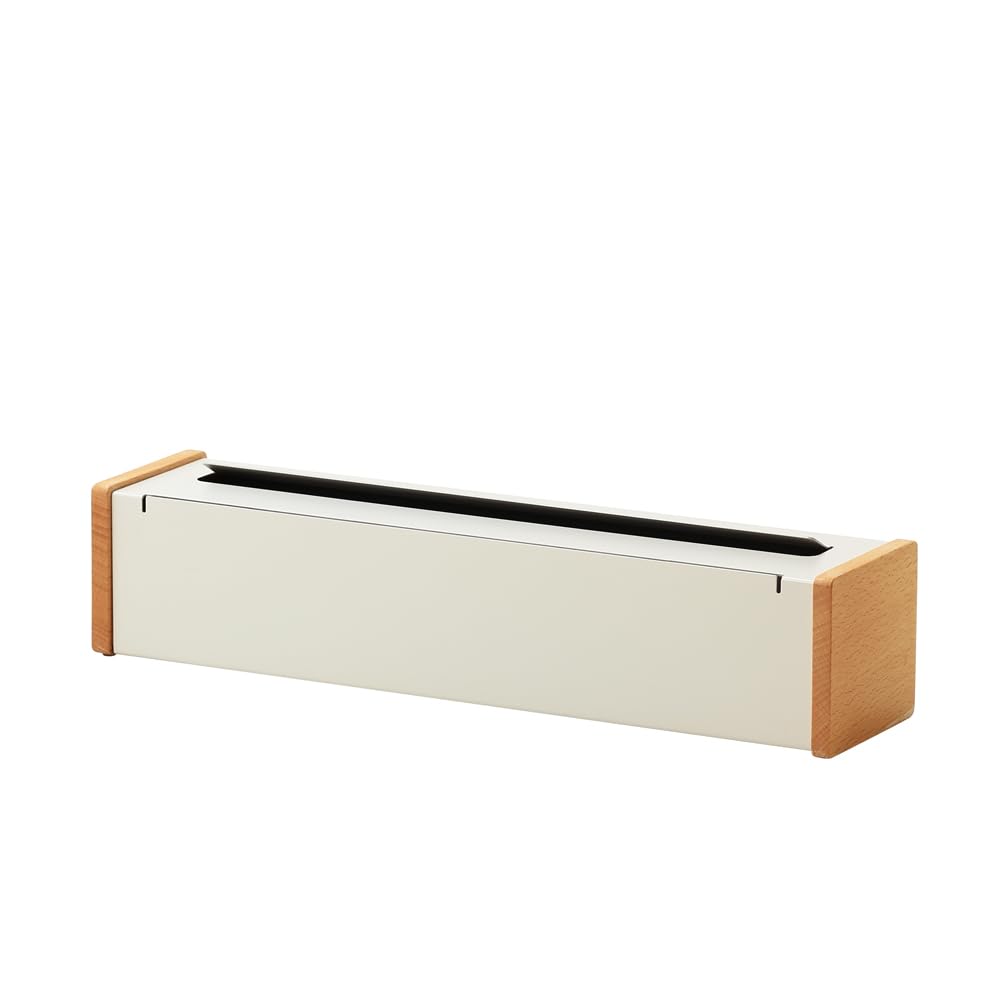 ラップホルダー 収納 幅37.5奥行9高さ8.5cm Wrap case 750f sand white (ラップケース 750f サンドホワイト)