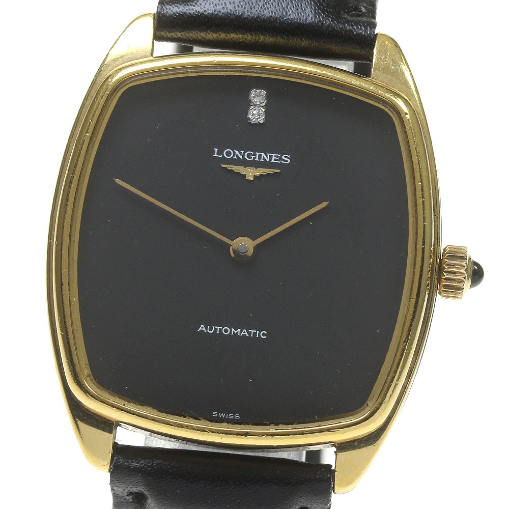 ロンジン LONGINES 2Pダイヤモンド cal.L645.1 自動巻き メンズ _840810【中古】