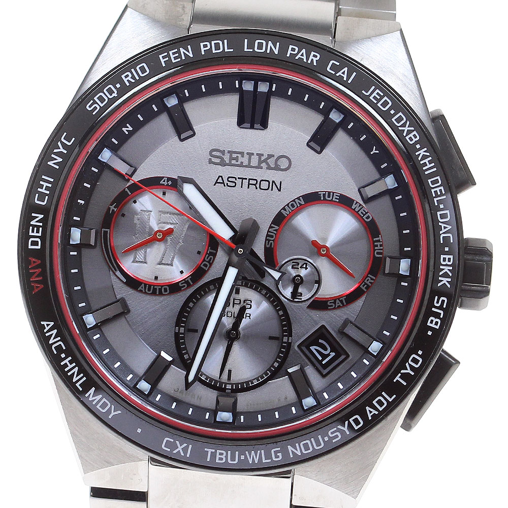 セイコー SEIKO SBXC125/5X53-0BX0 アストロン 大谷翔平2022年モデル ソーラー電波 メンズ 良品 箱・保証書付き_823679【中古】