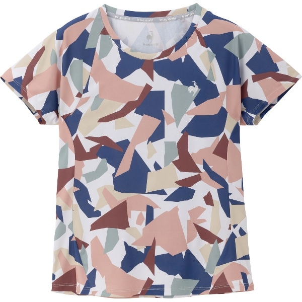 ルコック Le coq sportif Aile forme グラフィックゲームシャツ テニス ゲームシャツ ウィメンズ LN4FHT10L-BLRD レディース 半袖