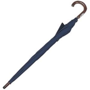 （業務用5セット）スガタ 長傘ロングワンタッチ H-713NB 紺