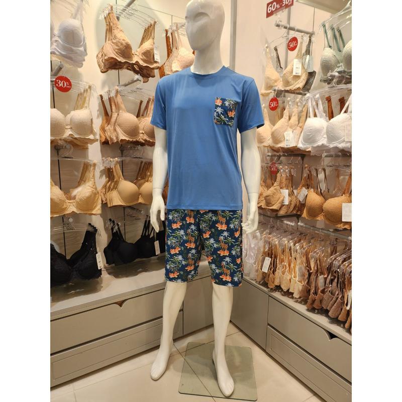 [釜山店] ソフトクーリング男性イージーウェアセット EZ6036M BL