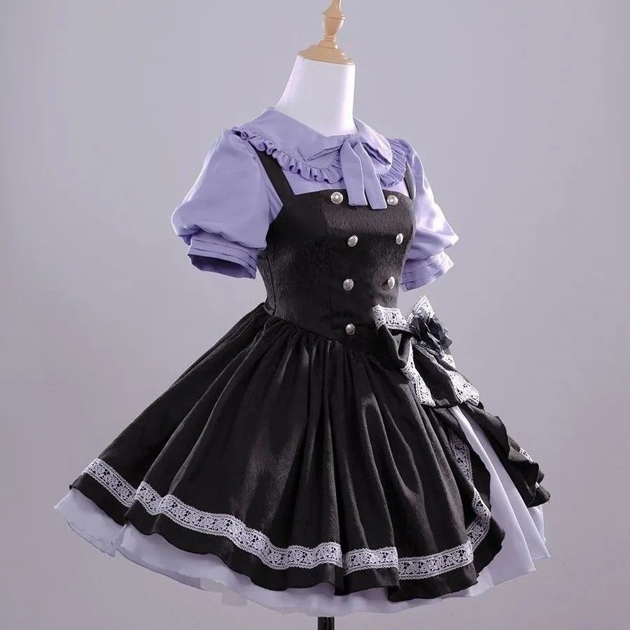 中二病も恋をしなければならないcos服小鳥遊六花ゴシック服コスプレ女装夏服セットアニメ 4,686円