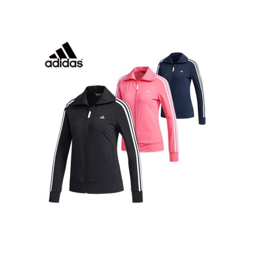 アディダスゴルフアディダス SS アディカラークーリングトラックトップジャージーウィメンズジャケット