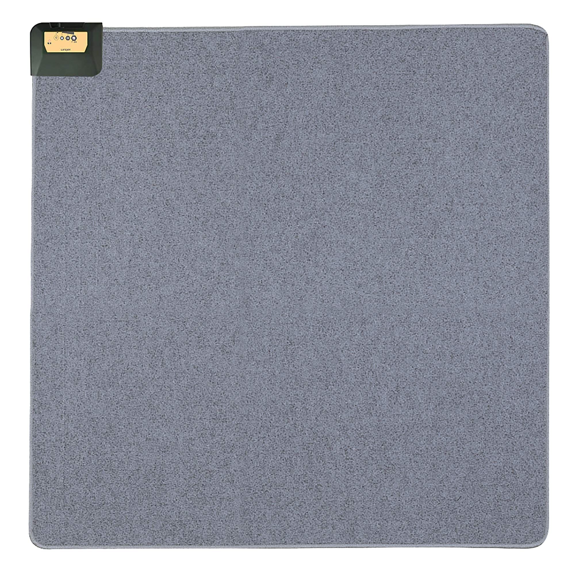 ライフジョイ ホットカーペット 日本製 1畳 電気カーペット 正方形 グレー 125cm×125cm JPC111H
