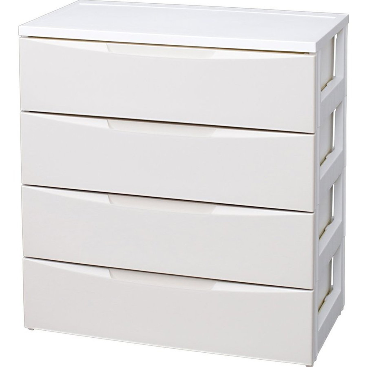 チェスト ホワイト/アイボリー 4段 RC-724