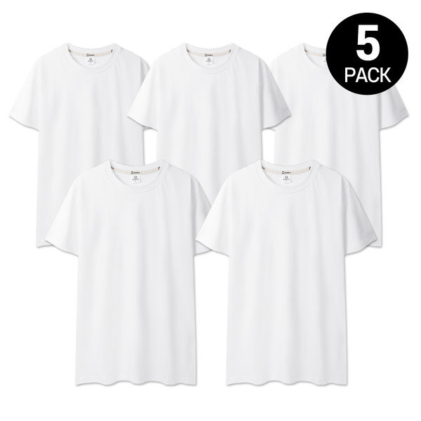 アルビンクロ 無地 レイヤード ロング 半袖Tシャツ 5枚 pack AST3130