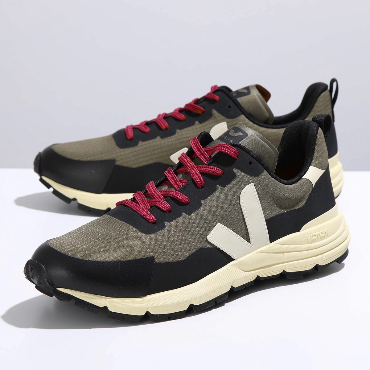VEJA ヴェジャ スニーカー DEKKAN RP デッカン RIPSTOP メンズ ローカット Vibramソール ビブラム シューズ ロゴ 靴 KAKI-PIERRE