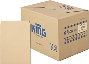 キングコーポレーション クラフト封筒 角形3号 85g 500枚入 150201