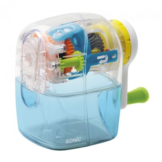 （まとめ買い）トガリターン手動鉛筆削り 透明 EK-4297-T [x3]