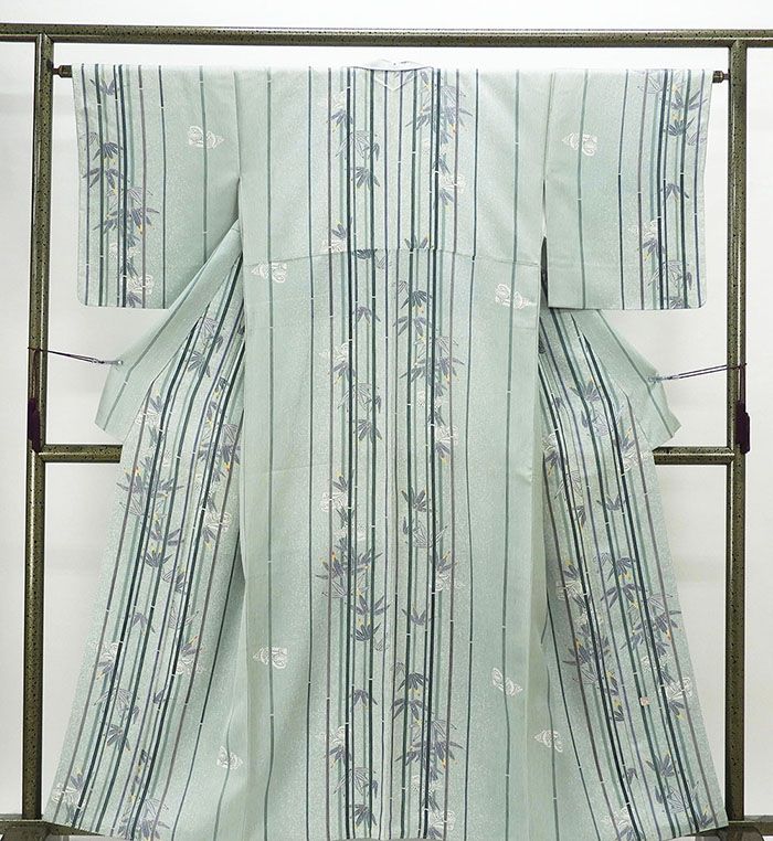 小紋 未着用美品 正絹 人間国宝 羽田登喜男作 TOKIOetTOKI 身丈156cm 裄丈64.5cm 小紋 未使用 新古品 着物 c0163
