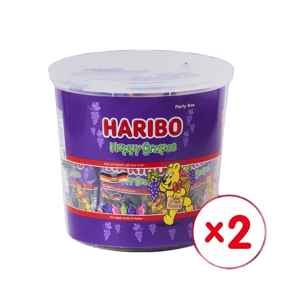 【ハリボー】ハッピーグレープ 1kg×2個