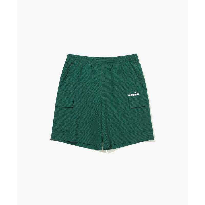 ディアドラ diadora エアサッカー カーゴハーフパンツ GREEN D6223LWP47GND 417874