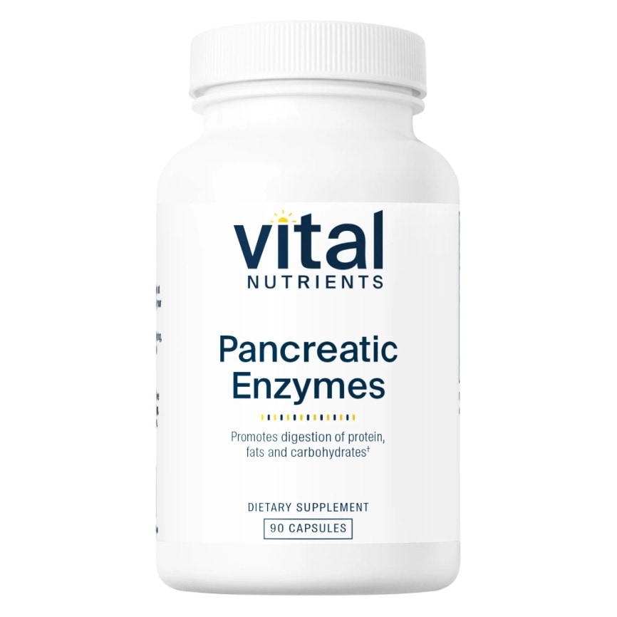 Vital Nutrients Pancreatic Enzymes 1000mg (full strength) 90 capsules