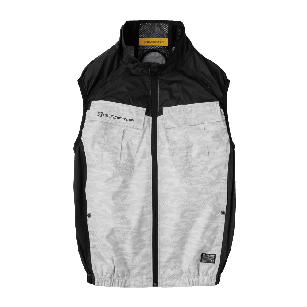 【全国送料無料】 [コーコス信岡] GLADIATOR×VOLTCOOL G-4049 ボルトクール 日傘遮熱 ベスト（ペルチェ ネックホルダー付） 男女兼用 ディアゴホワイト 3XL 5,353円