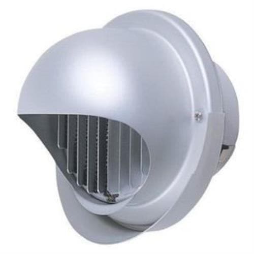 MITSUBISHI(三菱) P-13KFAQ5 ダクト用部材 アルミ製 高性能丸形フード(ギャラリ・防虫網付)