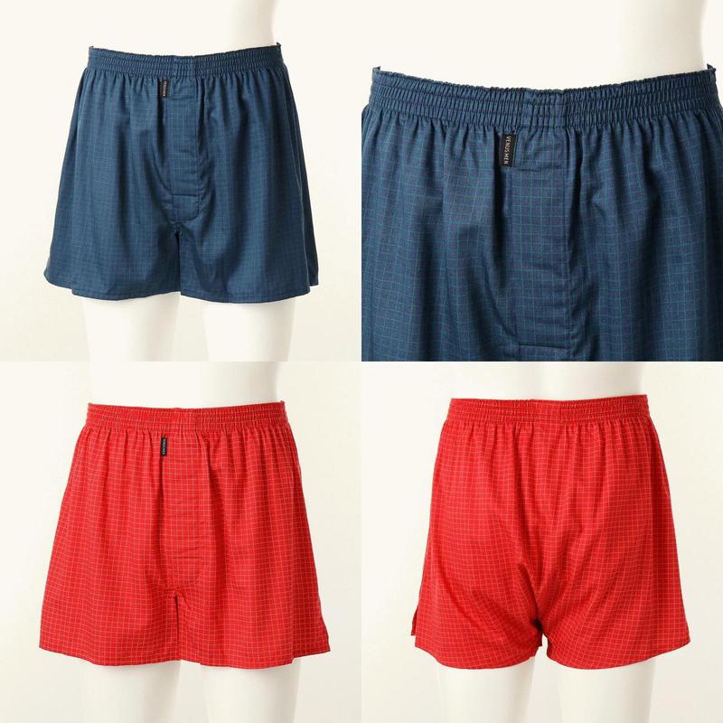 綿モーダル小切手ナ염男性トランクVMP1956DCSG