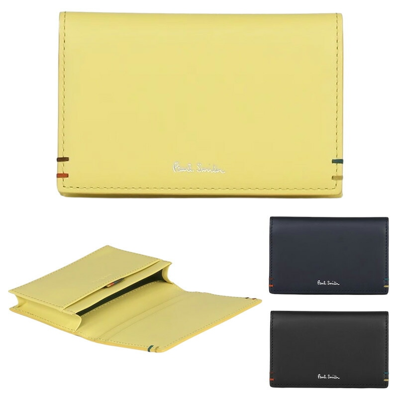 正規品・特典・無料ラッピング 名刺入れ メンズ カードケース ハイライトステッチ 本革 レザー BPS853 813006 P853 ブランド プレゼント ギフト 就職祝い 誕生日 人気モデル